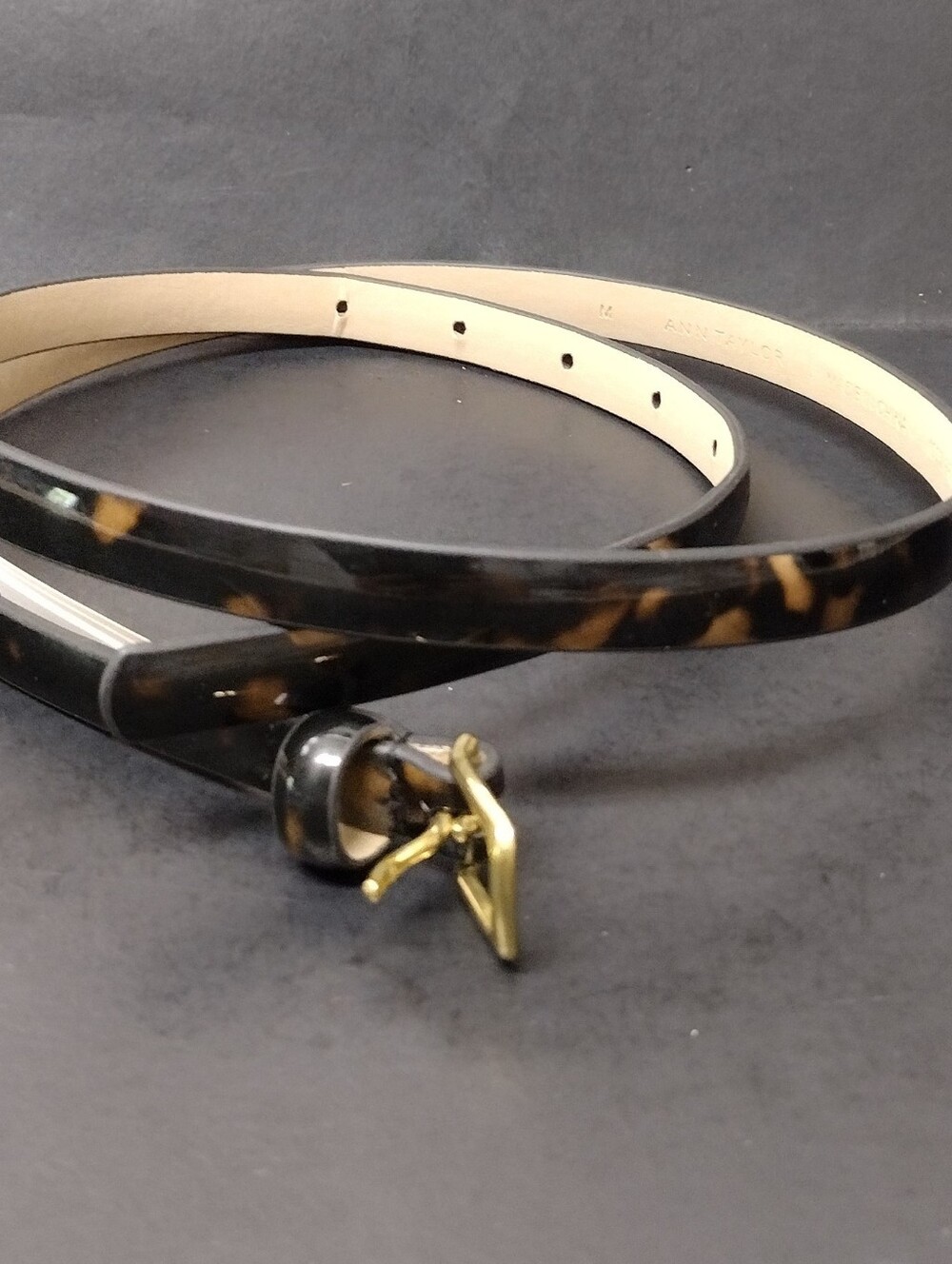 NEW - ANN TAYLOR  LEATHER WOMEN'S BELT SIZE : M ( 41 in )
